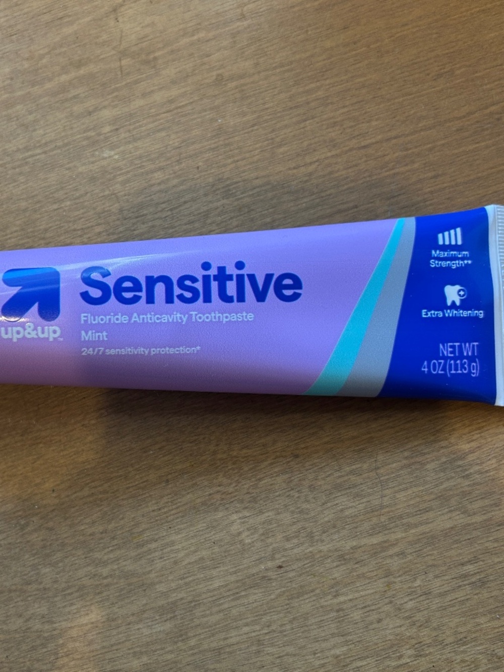 NWOT Up&Up Sensitive Extra Whitening Toothpaste - Mint